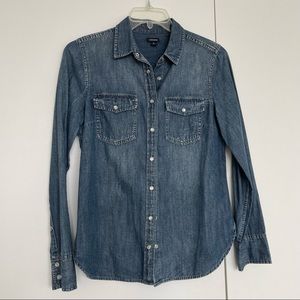 J crew denim button down